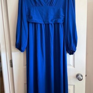 Elegant Blue Women's Dress